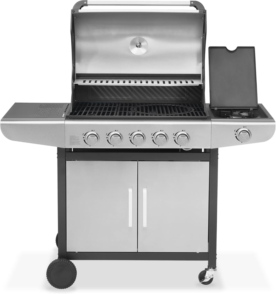 Justus Gasgrill "Ares Pro", silber,5+1 Brenner Bild 1