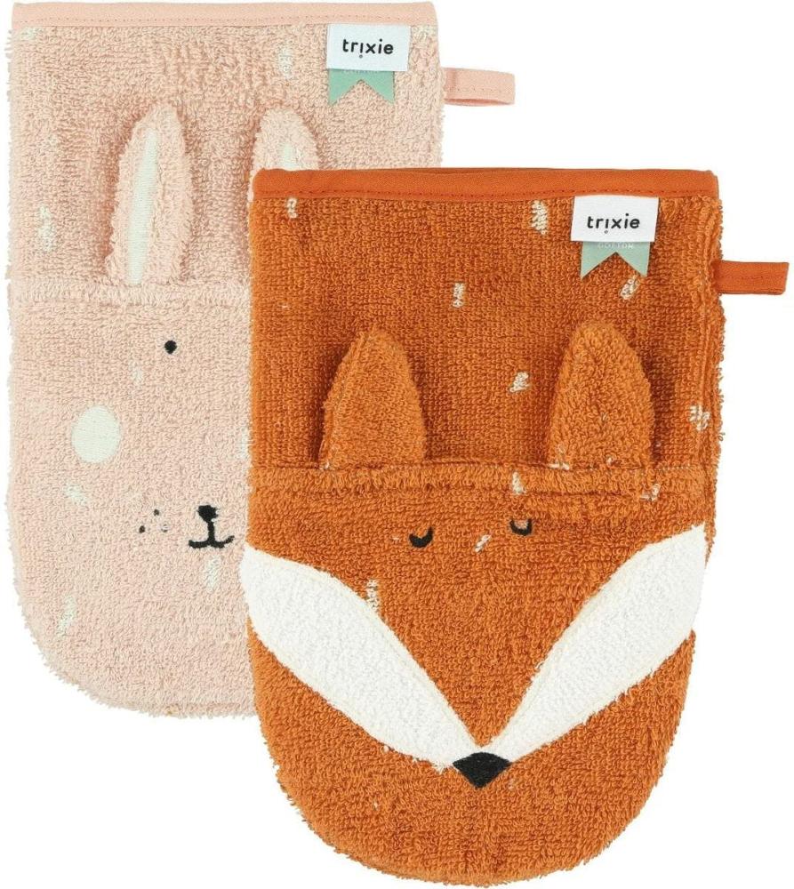 Trixie Waschhandschuhe, 2er-Pack Rabbit - Fox Bild 1