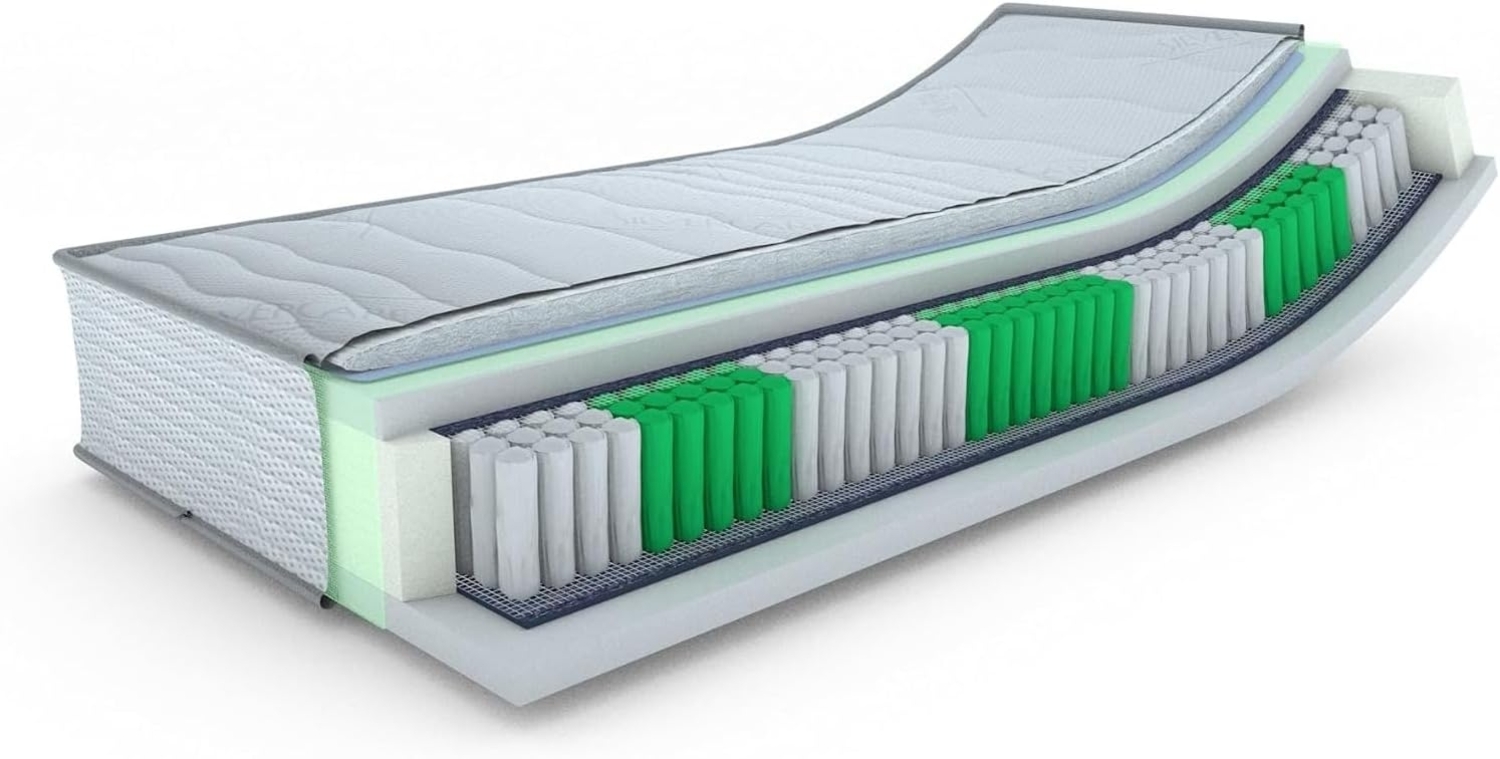 MSS® "SilverSeason" 7 Zonen Taschenfederkernmatratze Premium (200.120.26-H4)"" Bild 1