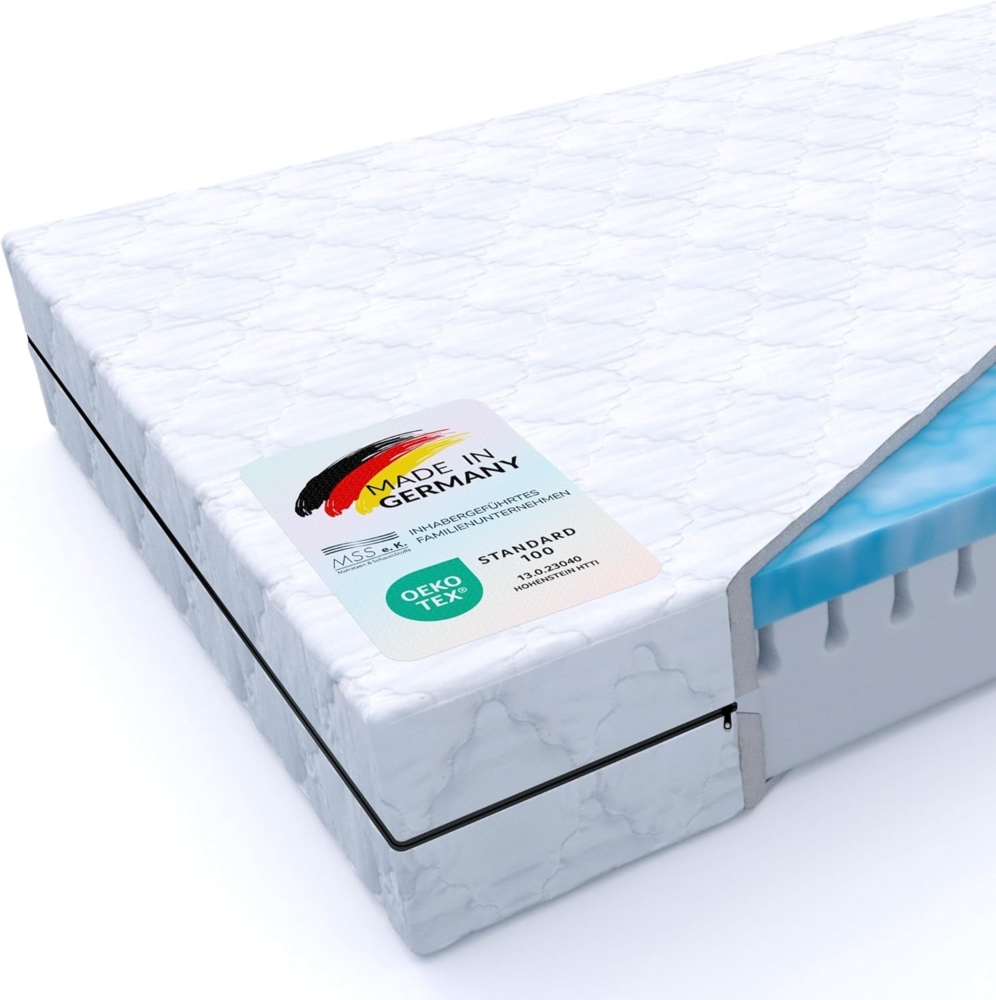 7 Zonen BeActive Gel-Komfortschaummatratze 200x120x16 cm H5 Bild 1