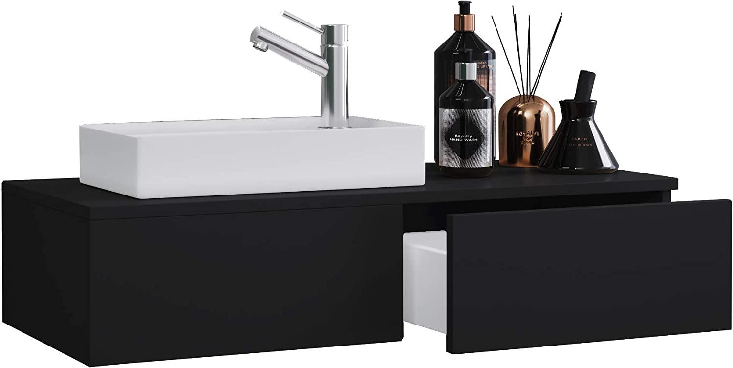 Gudas Bad Möbel Set Waschbecken Unterschrank Wandspiegel Badezimmer Waschtisch Bild 1
