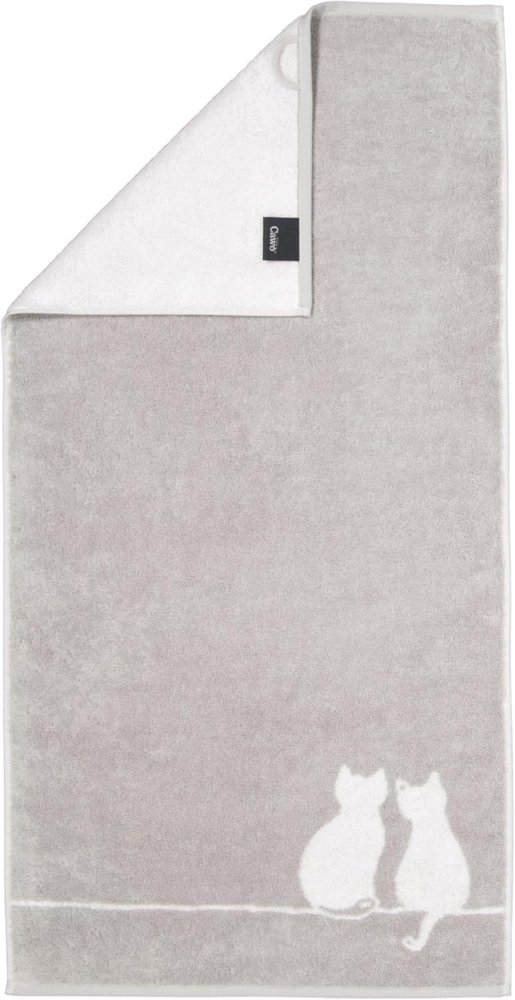Cawö Handtuch Cawö Handtuchserie Cute Cats Edition You & Me 6263-76, 100% Baumwolle Bild 1