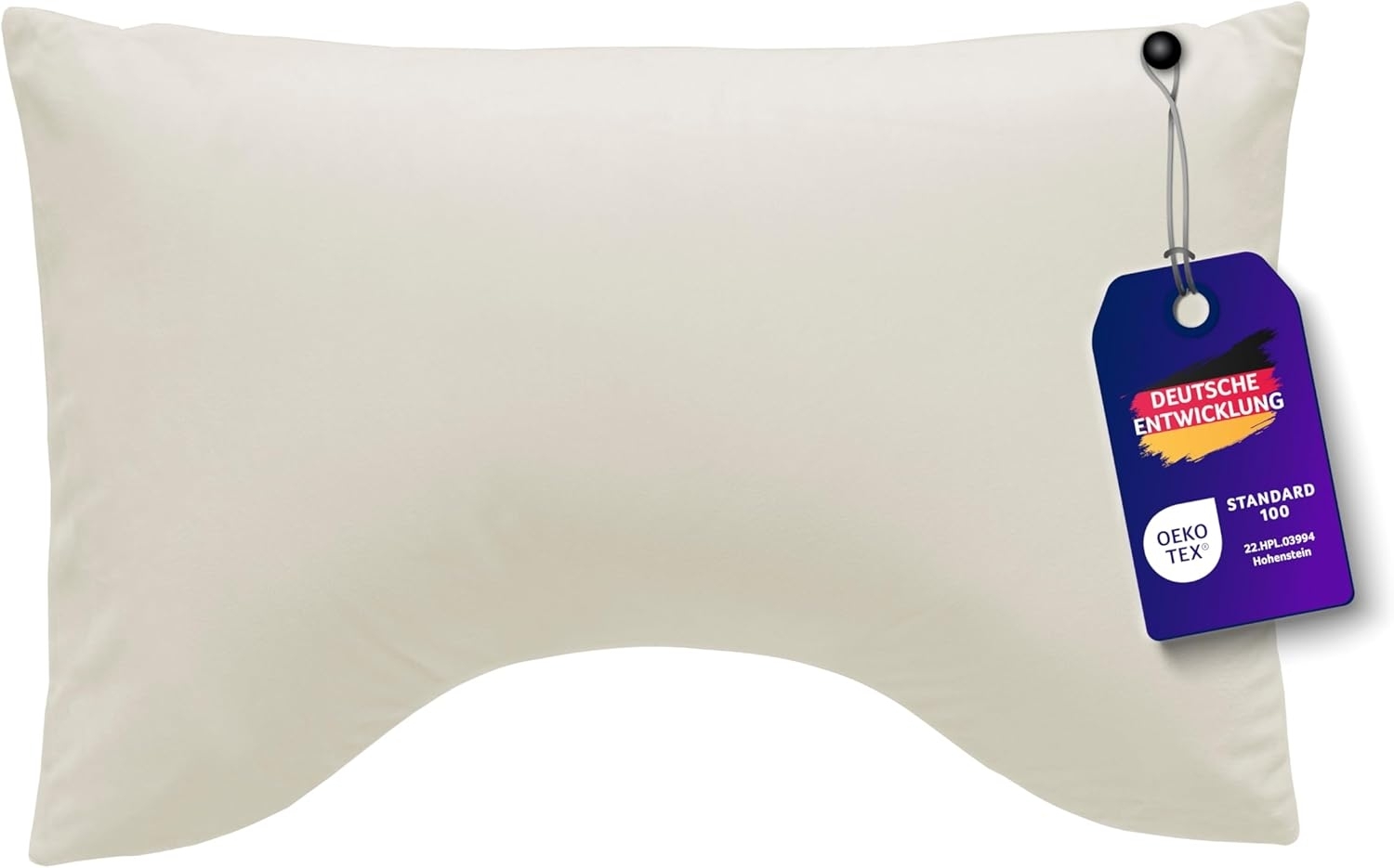 Traumnacht Exklusiv Schlafkissen Spezial mit druckentlastendem Viscoschaum, 40x60 cm, Öko-Tex zertifiziert, produziert nach deutschem Qualitätsstandard Bild 1