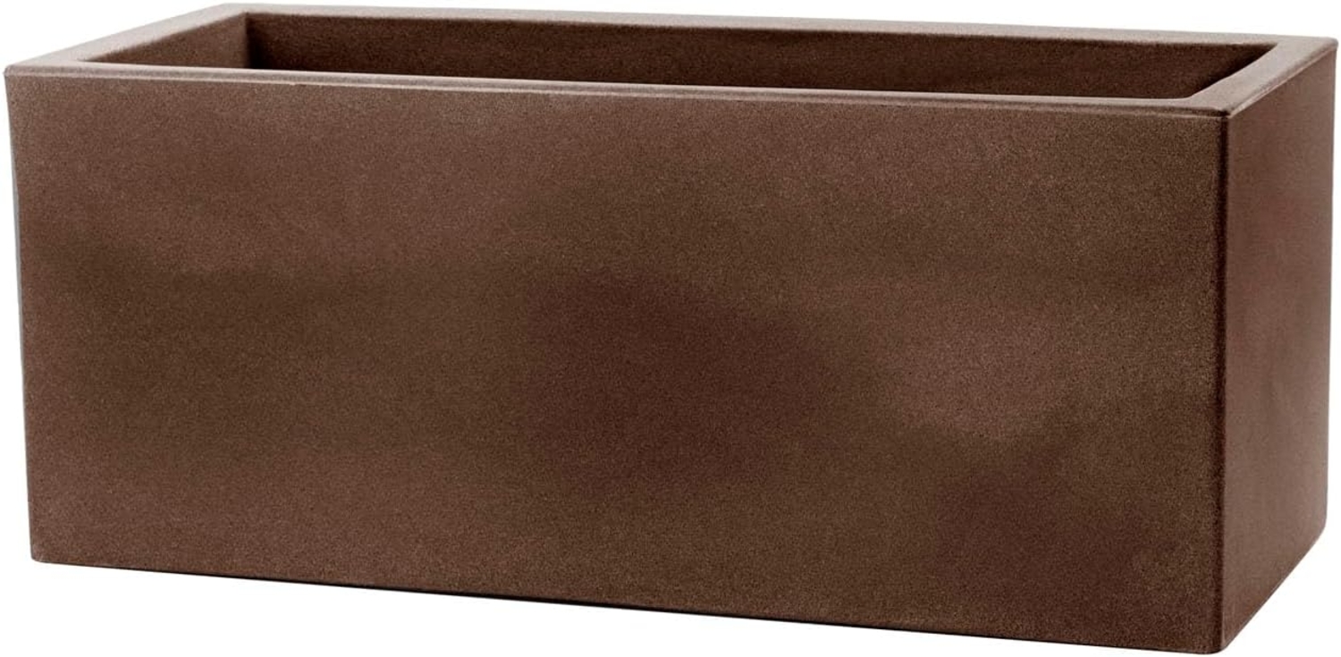 Teraplast Schio Blumenkasten, 80 cm, bronzefarben Bild 1