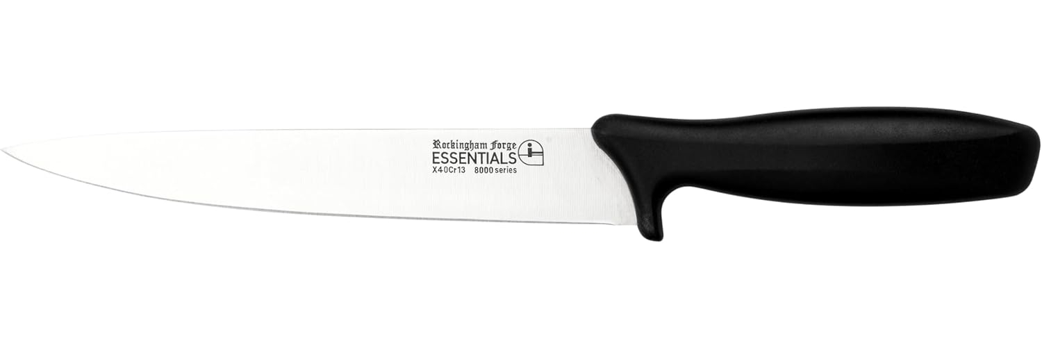 Rockingham Forge 8007CA Tranchiermesser, Edelstahl, Schwarz, 8'' Bild 1