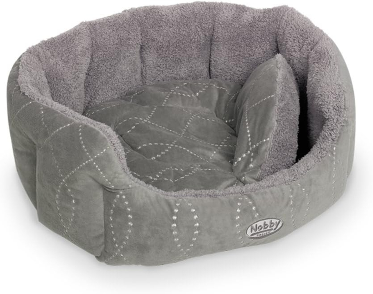 Nobby Komfortbett Ceno oval grau Bild 1