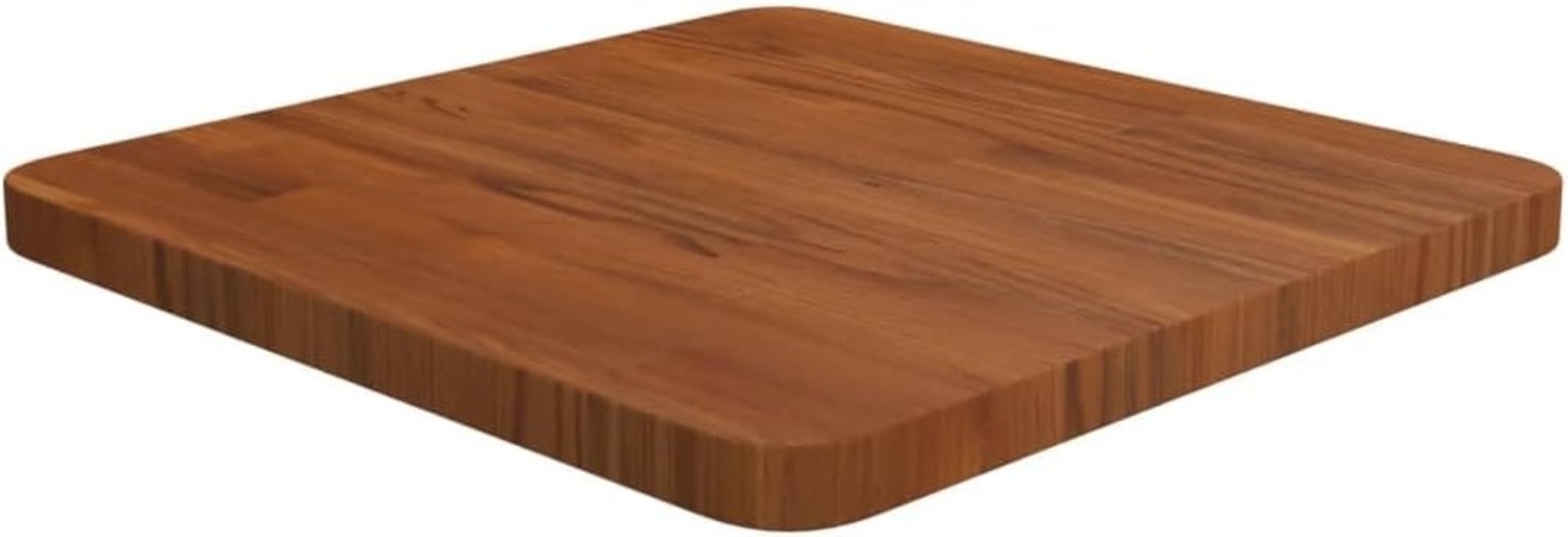 vidaXL Tischplatte Quadratisch Dunkelbraun 40x40x2,5cm Eiche Behandelt 343042 Bild 1