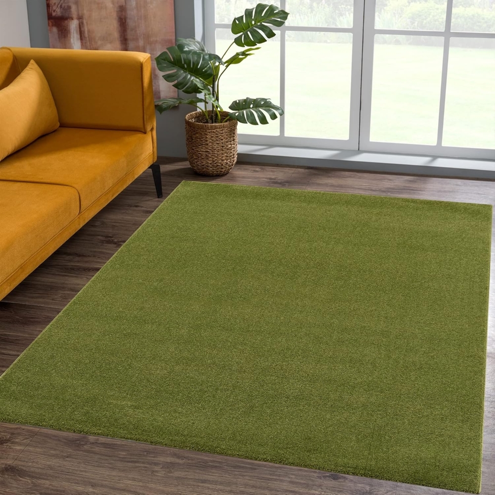 Sanat Teppich UNI, auch als Läufer- und Rundgrößen erhältlich, rechteckig, Höhe: 13 mm, robuster Kurzflorteppich, große Farbauswahl, Wohnzimmer, alle Räume Bild 1