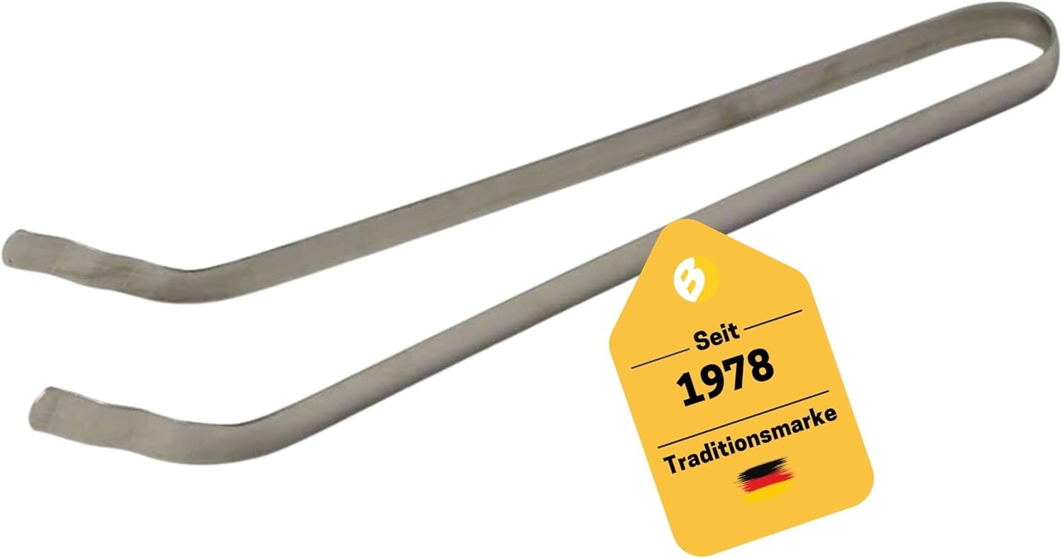 Best Sporting Grillzange Edelstahl Abgewinkelte Spitze, 36 X 2 Cm Bild 1