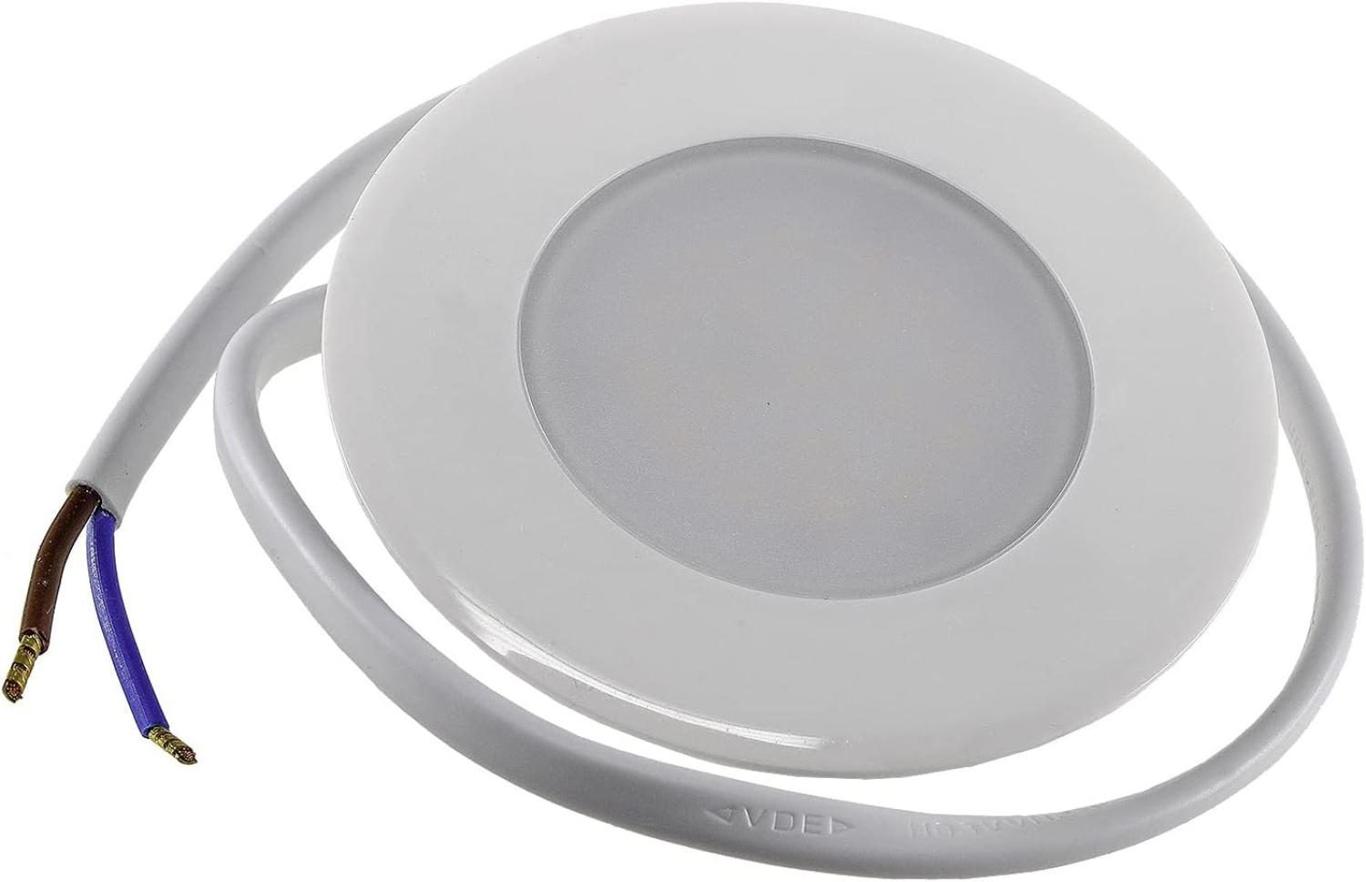 LED-Einbauleuchte "EBL-HV65w", weiß2 Watt, 230V, 4200K, 237Lm, neutralweiß Bild 1