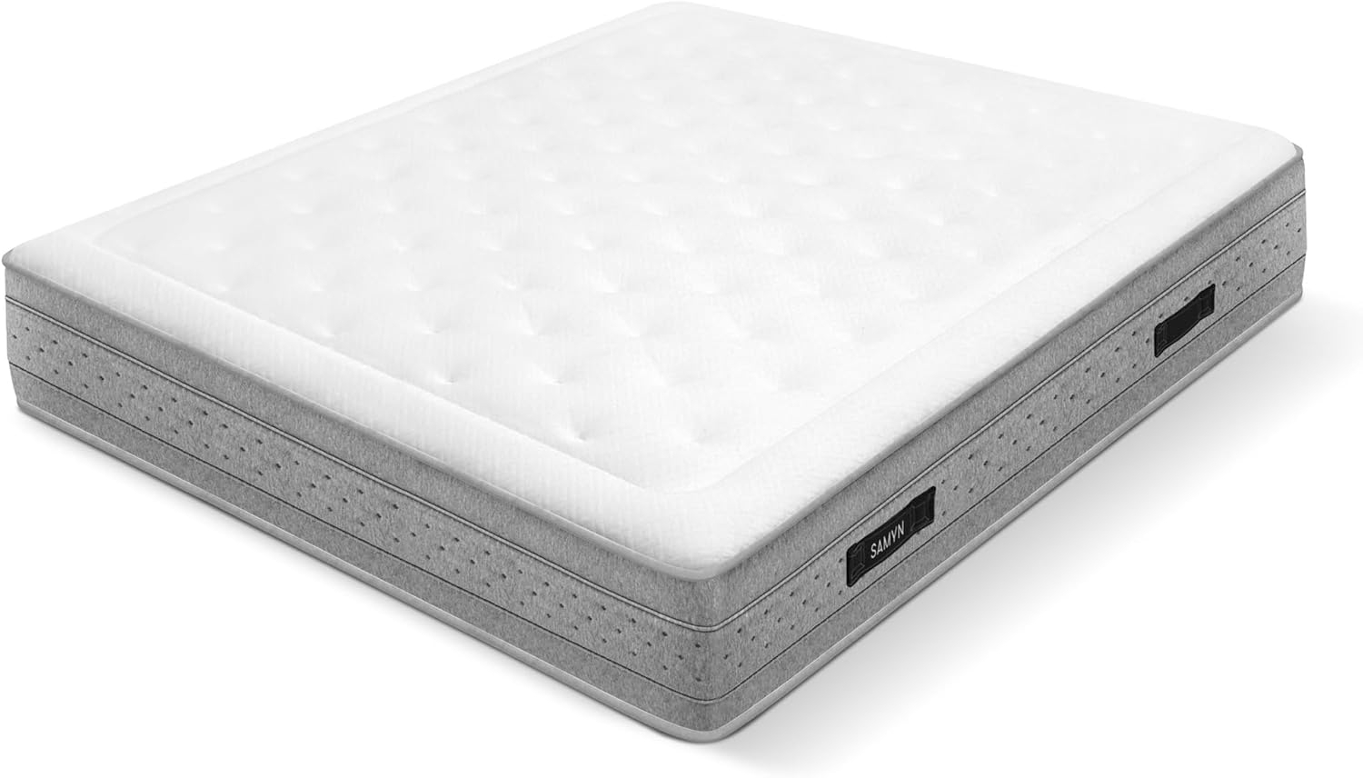 WIN REST Federkernmatratze, 150x200 cm, viskoelastisch, doppelseitig, Modell Samyn, 29 cm Höhe, Cloudfoam-Schaum mit mittlerer Festigkeit, Strechgewebe, hypoallergen Bild 1