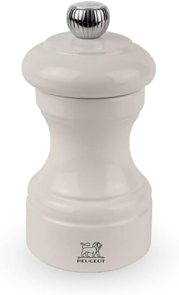 Peugeot Bistro Salzmühle 10 cm Elfenbein lackiert Holz Bild 1