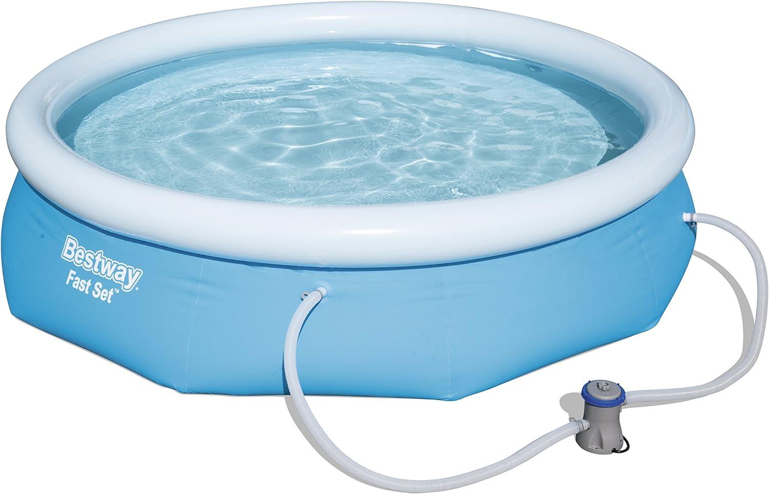 Bestway Fast Set Pool mit Filterpumpe, 305 x 76 cm, blau Bild 1