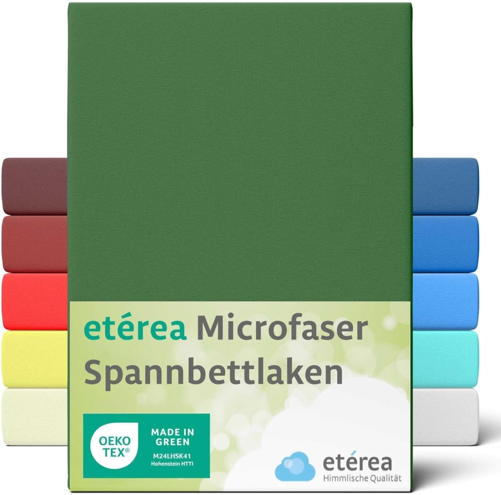 etérea Microfaser Spannbettlaken Kaktus 180x200 - 200x200 cm Bild 1