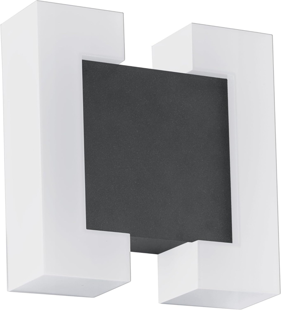 Eglo 95988 LED Outdoor Wandleuchte SITIA anthrazit weiß L:18cm H:18cm T:5,5cm IP44 Bild 1