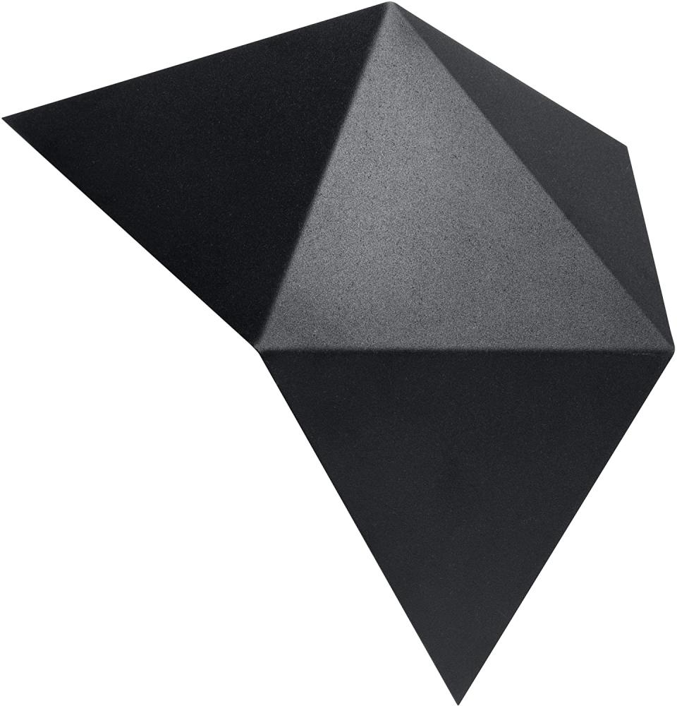 Wandleuchte, Schwarz, Stahl, Design, H 27 cm Bild 1