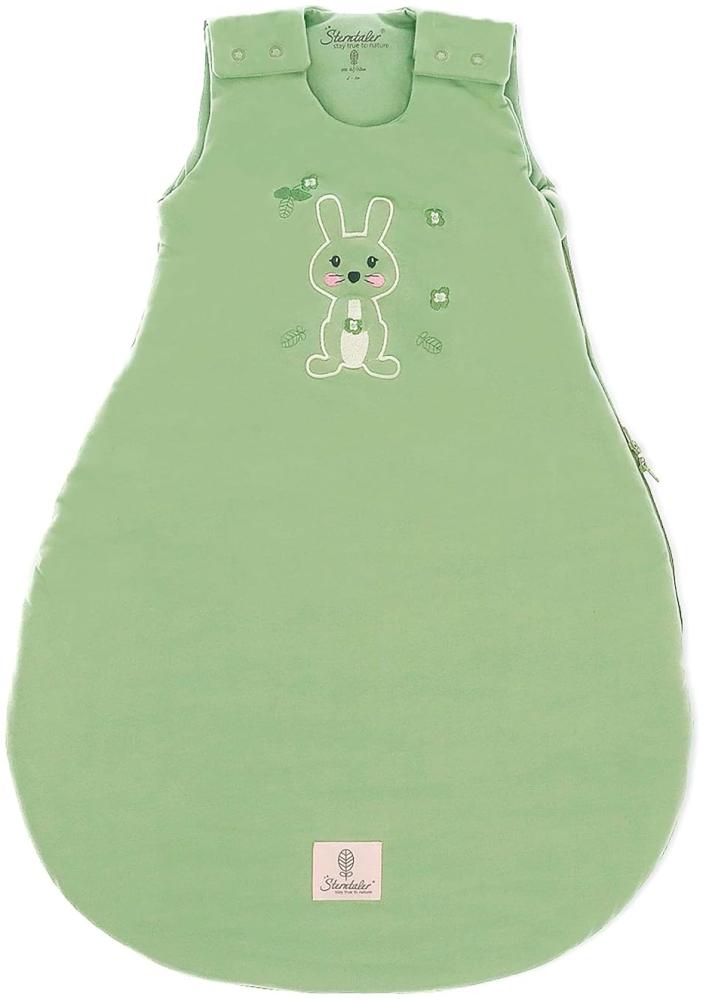 Sterntaler Baby Unisex Schlafsack Baby Baby-Schlafsack Kinni - Babyschlafsack, Pucksack Baby, Strampelsack mit Hasenmotiv - Recycelt - 50/56 Bild 1