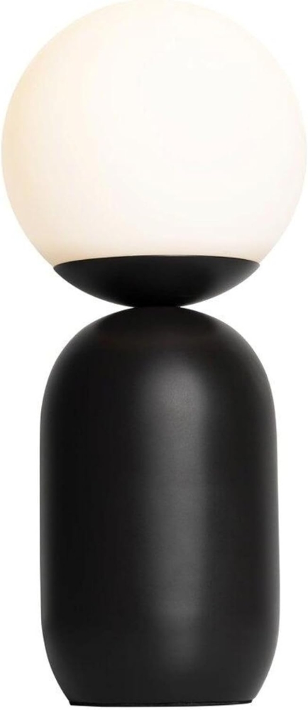 Nordlux NOTTI Tischlampe schwarz E14 mit Kabelschalter 15 x 15 x 34,5 cm Bild 1