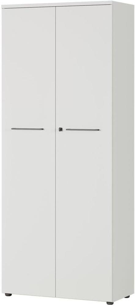 Aktenschrank 5OH 80cm AURAY-01 Lichtgrau, abschließbar, B/H/T ca. 80/197/40cm Bild 1