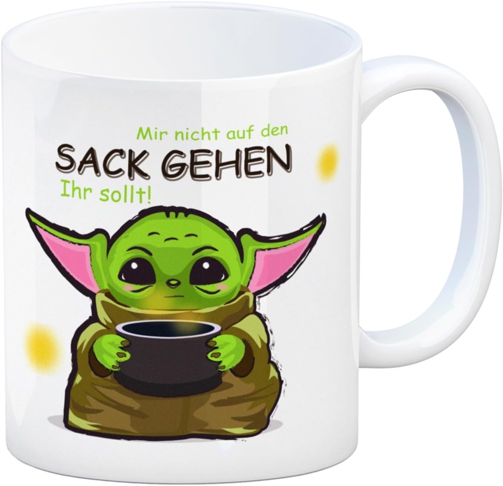 speecheese Tasse Science Fiction Kaffeebecher mit Spruch nicht auf den Sack gehen ihr Bild 1