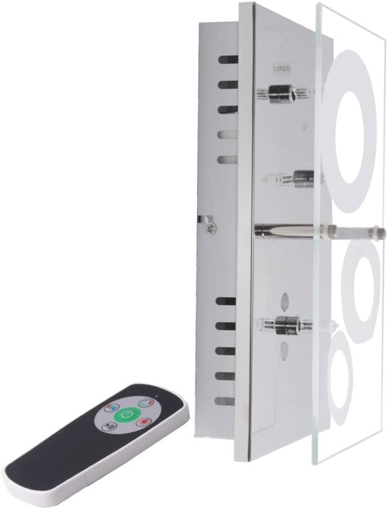 RGB LED Glas Wandleuchte mit Fernbedienung SATORI Bild 1