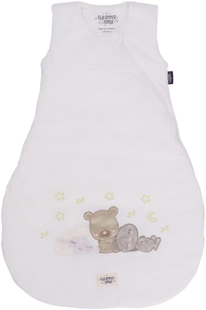 Sterntaler Baby Unisex Schlafsack Baby Ganzjahres Schlafsack 90cm - Schlupfsack Baby, Pucksack Baby, Babyschlafsack leicht wattiert - ecru Bild 1