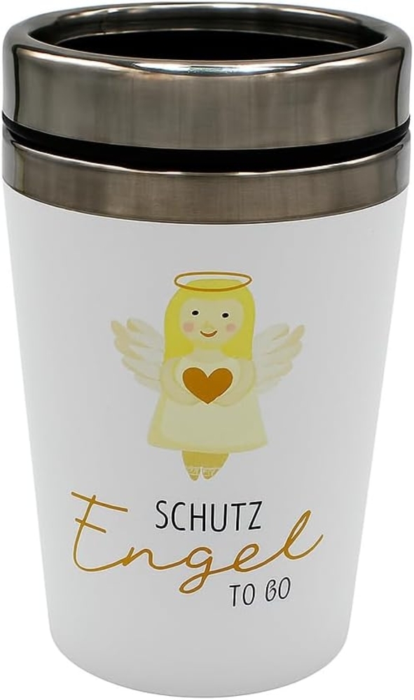 Dekohelden24 Thermobecher Thermobecher / Becher to go Schön, das es dich gibt, Maße H/Ø: 13,5 x, Metall Bild 1