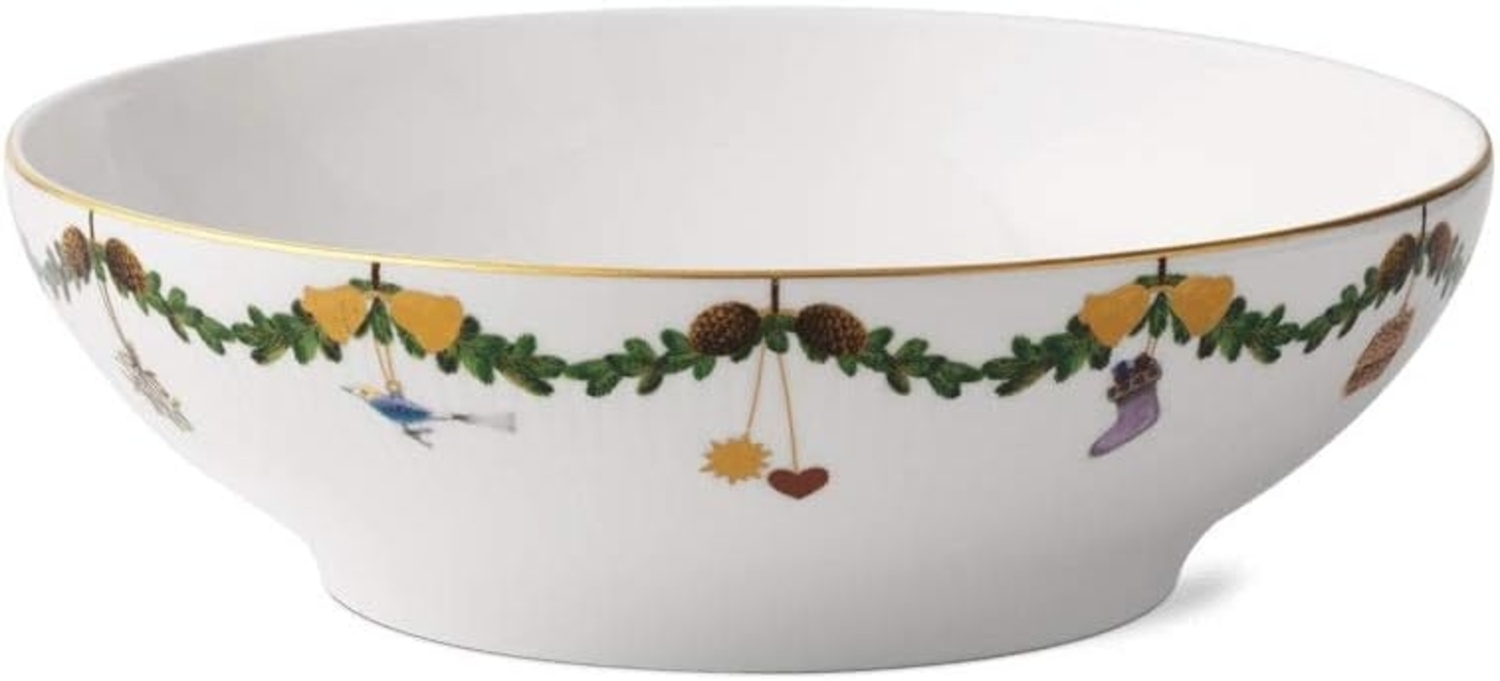 Royal Copenhagen Star Fluted Christmas Servierschale 220 cl Bild 1