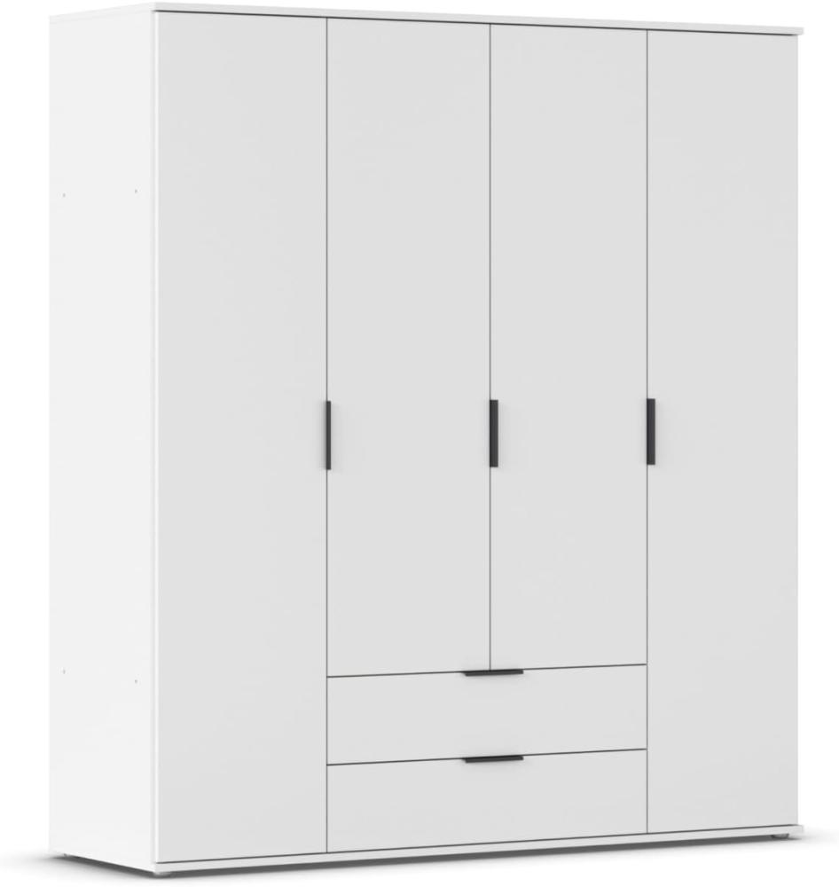 rauch Drehtürenschrank Kleiderschrank Schrank Garderobe Wäscheschrank ESSEA in 2 Breiten mit 2 Schubladen, in schlichtem Design, moderne Griffe MADE IN GERMANY Bild 1