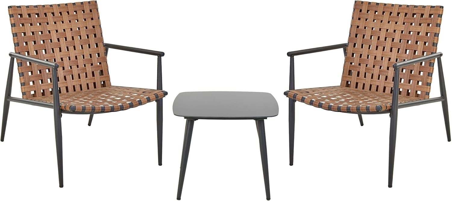 Bistro Set ZIRIA Braun Bild 1