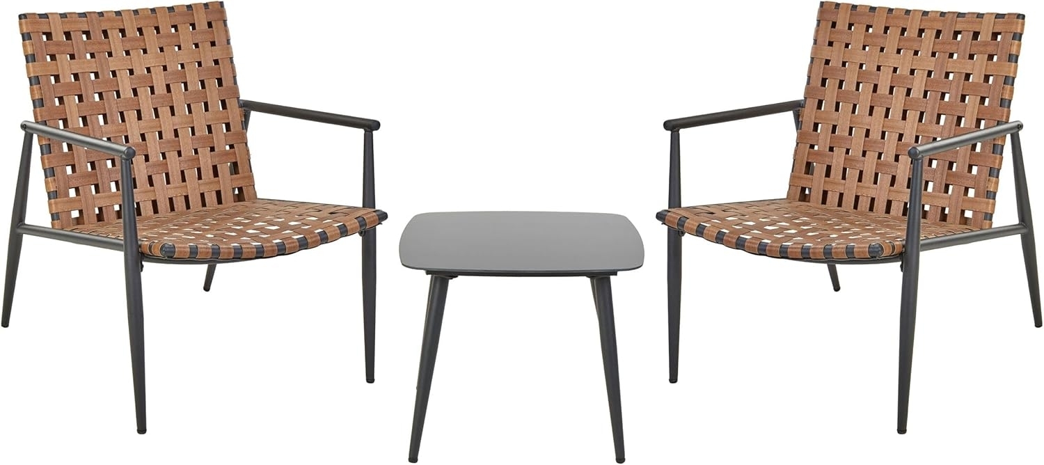 Bistro Set ZIRIA Braun Bild 1