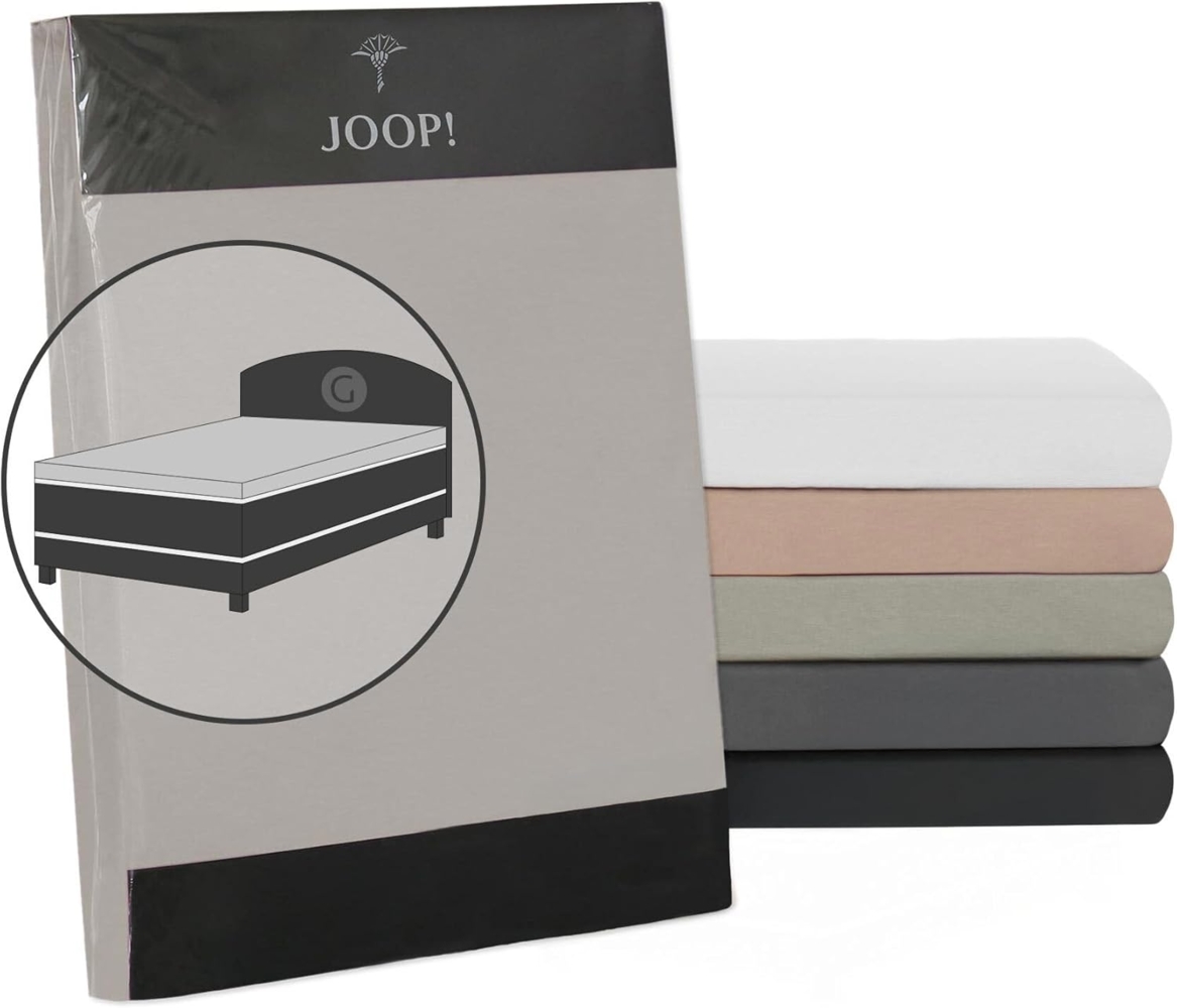 JOOP Topper Spannbetttuch|180x200 - 200x200 cm| taupe Bild 1