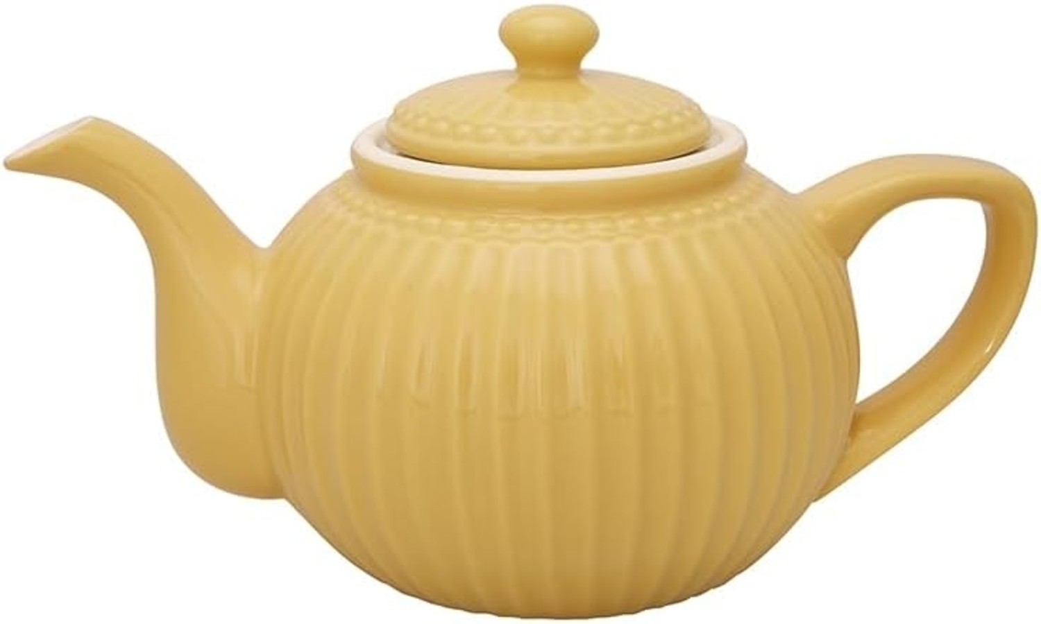 Greengate Alice Teekanne honey mustard 1 l Bild 1