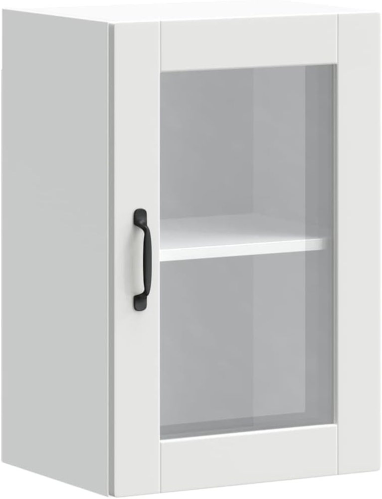 Küchen-Hängeschrank mit Glastür Porto Weiß 854007 Bild 1