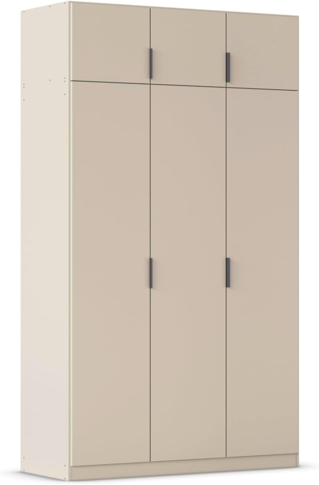 Rauch Möbel Lagoa, Kleiderschrank, Garderobe für Schlafzimmer, Kinderzimmer, Jugendzimmer 6-türig, Farbe Beige, Breite 136 Bild 1