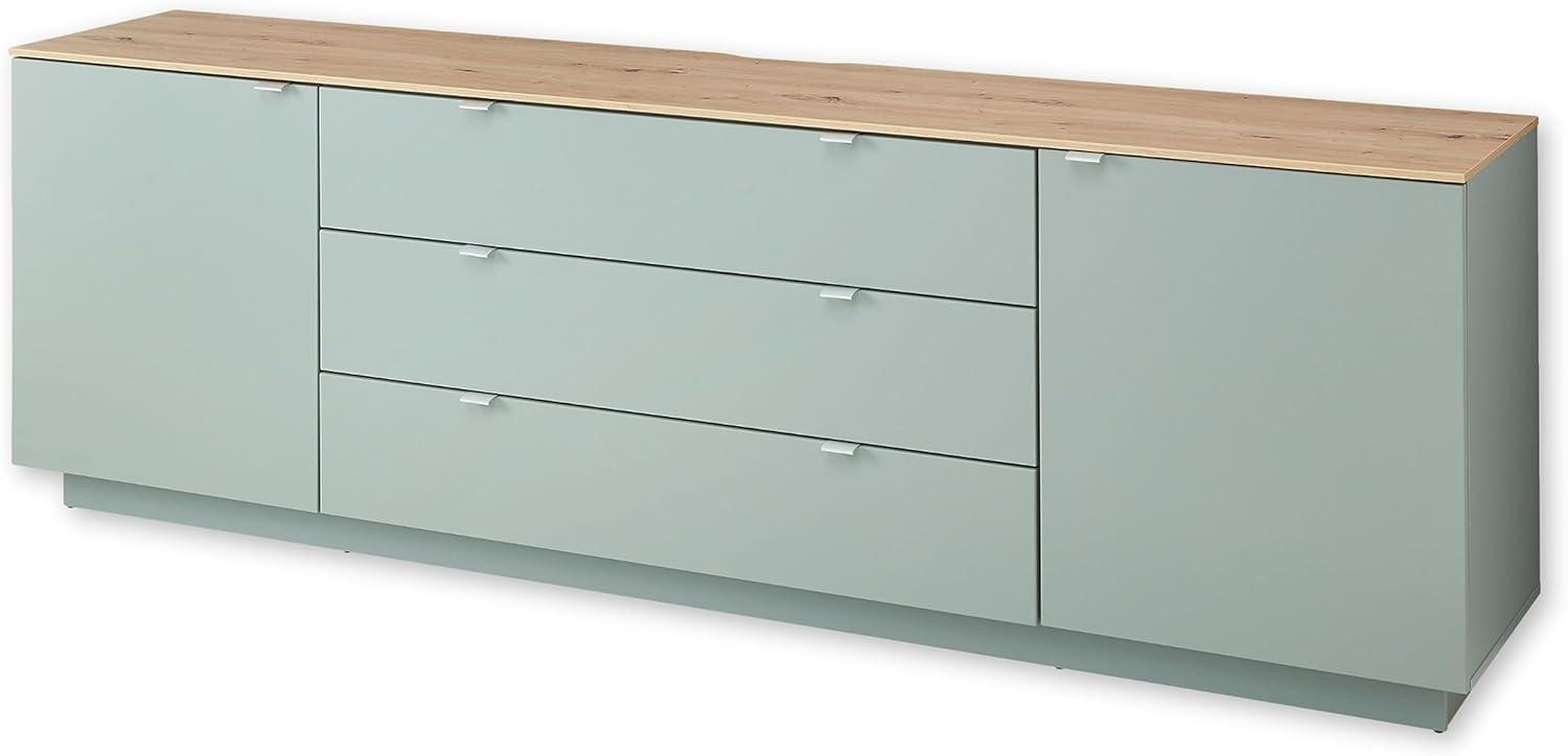 CORE TV-Sideboard in Schilf, Artisan Eiche Optik - Moderner Fernsehschrank mit Schubladen und viel Stauraum - 240 x 77 x 44 cm (B/H/T) Bild 1