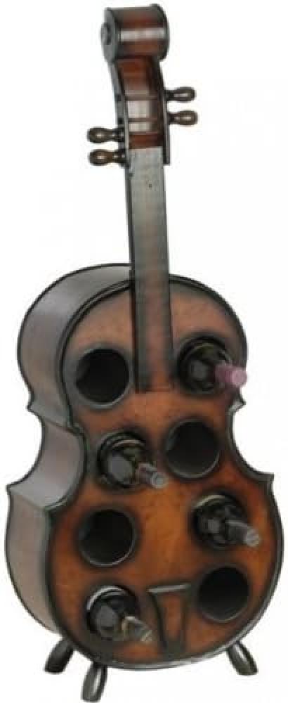 Weinregal Flaschenregal Cello Flaschenständer 102 cm aus Holz Flaschenhalter Bar Bild 1