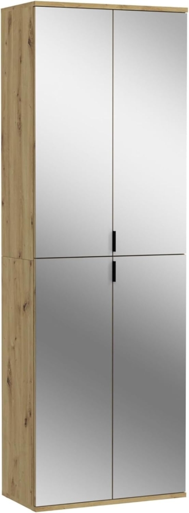 Großer Spiegelschrank Projekt X - Artisan Eiche / Spiegelglas Bild 1