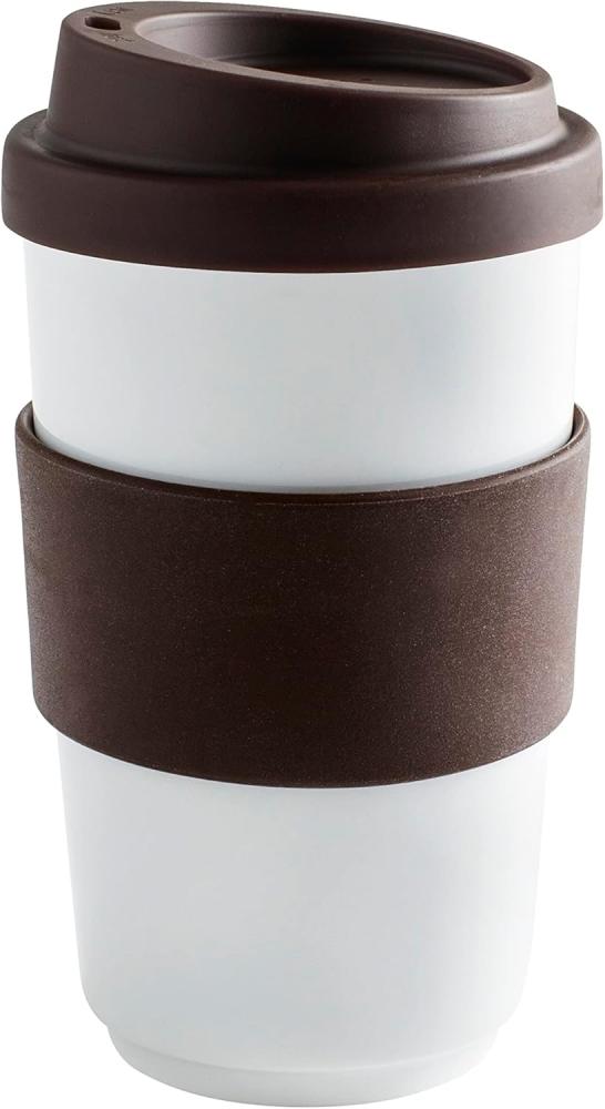 KAHLA fillit To Go Becher 0,40 l Banderole chocolate brown Bild 1