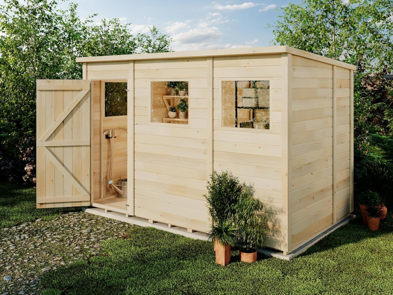 Storehaus Gerätehaus Stefano Gerätehaus aus Holz Geräteschrank mit 12 mm Wandstärke Gartenhaus Bild 1