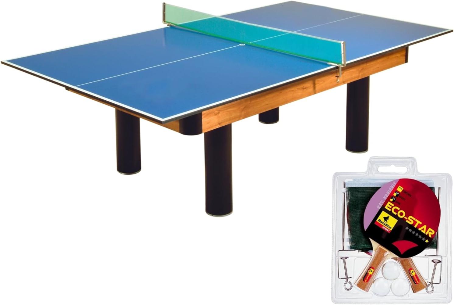 Winsport Tischtennis-Auflage für Billardtisch, blau, 274 x 152 cm Bild 1