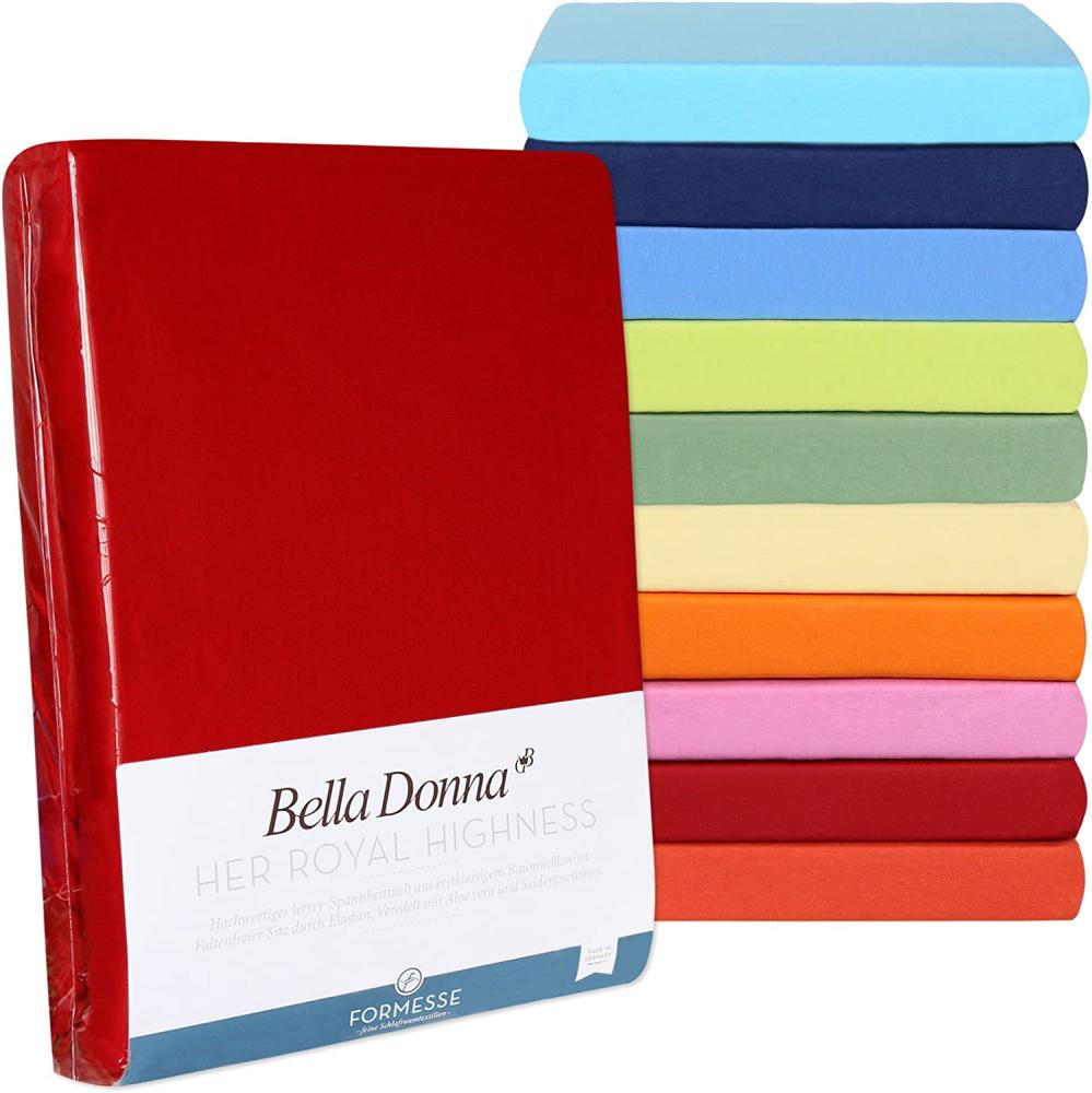 Formesse Bella Donna Topper Spannbetttuch La Piccola|180x200 cm| puder Bild 1