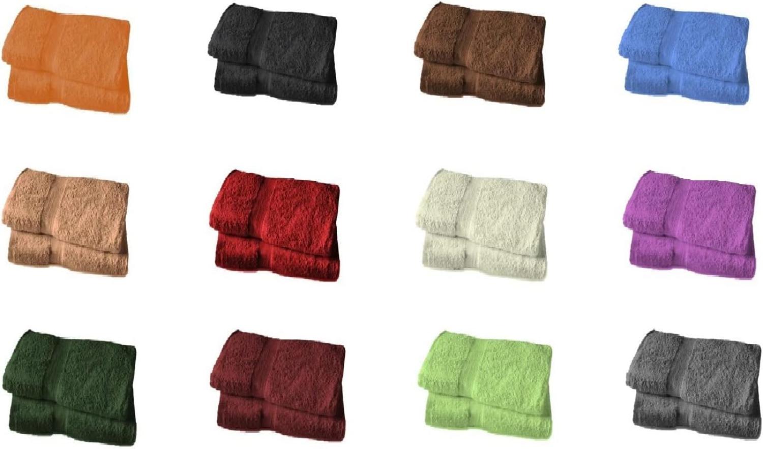 Exklusiv Heimtextil Gästehandtuch Frottier 500g/m² 30 x 50 cm Kiwi Bild 1