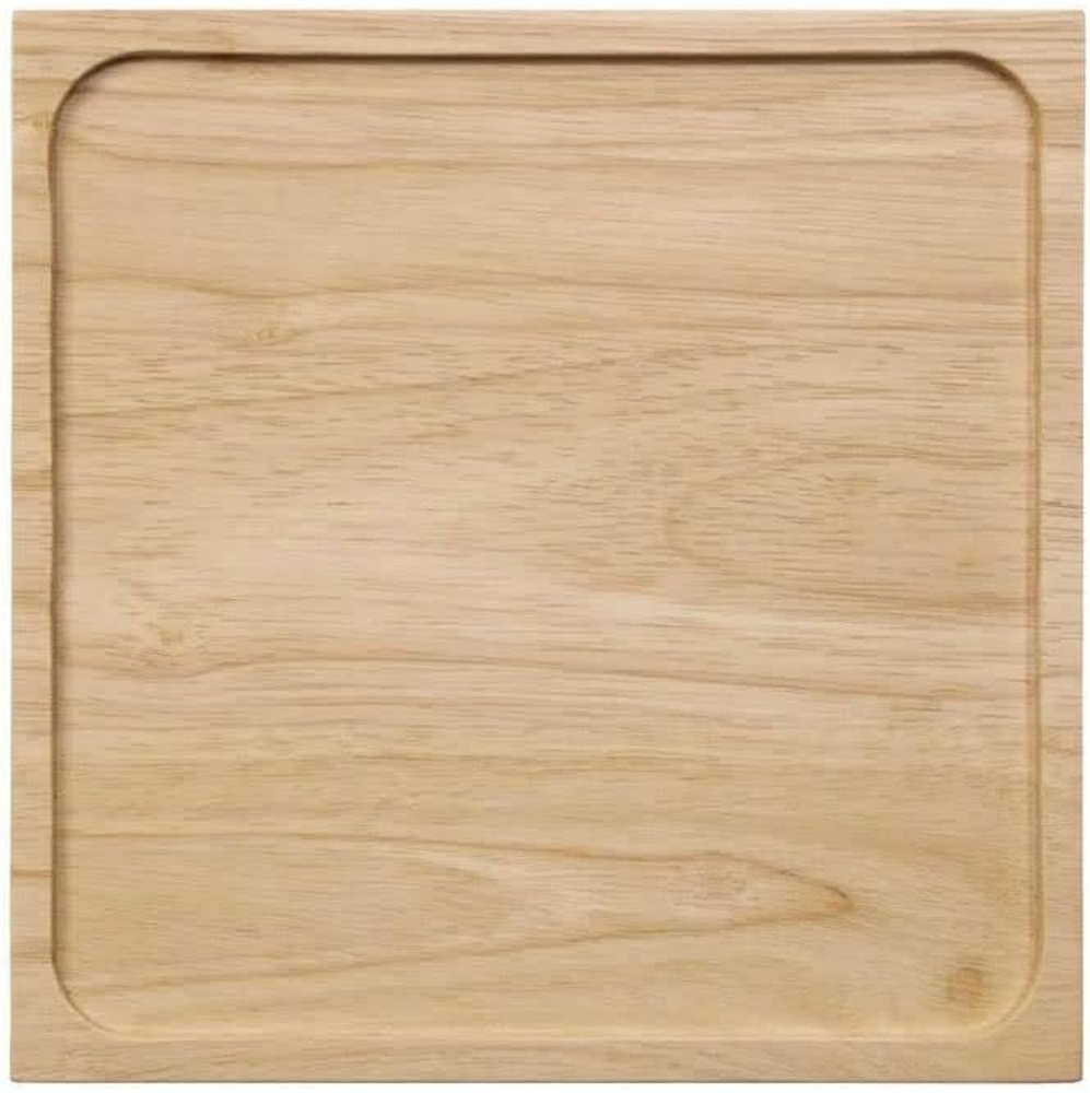 ASA-Selection Holztablett quadratisch massiv 25 x 25 x 2 cm BLACK TEA Bild 1