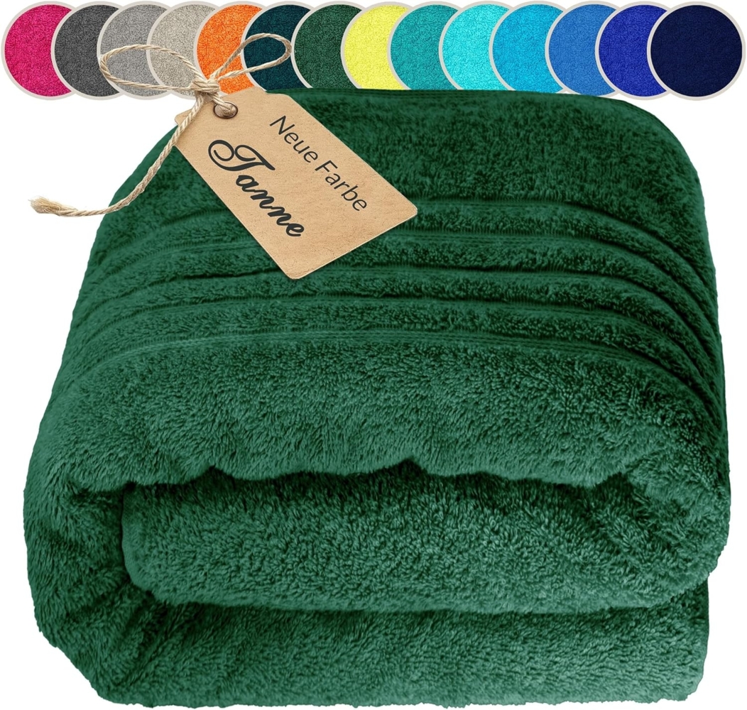 Lashuma Saunatuch XXL Handtuch London, Frottee (1-St), Badetuch Damen & Badehandtuch Herren 100x200 cm - Saunahandtuch 80x220 Bild 1