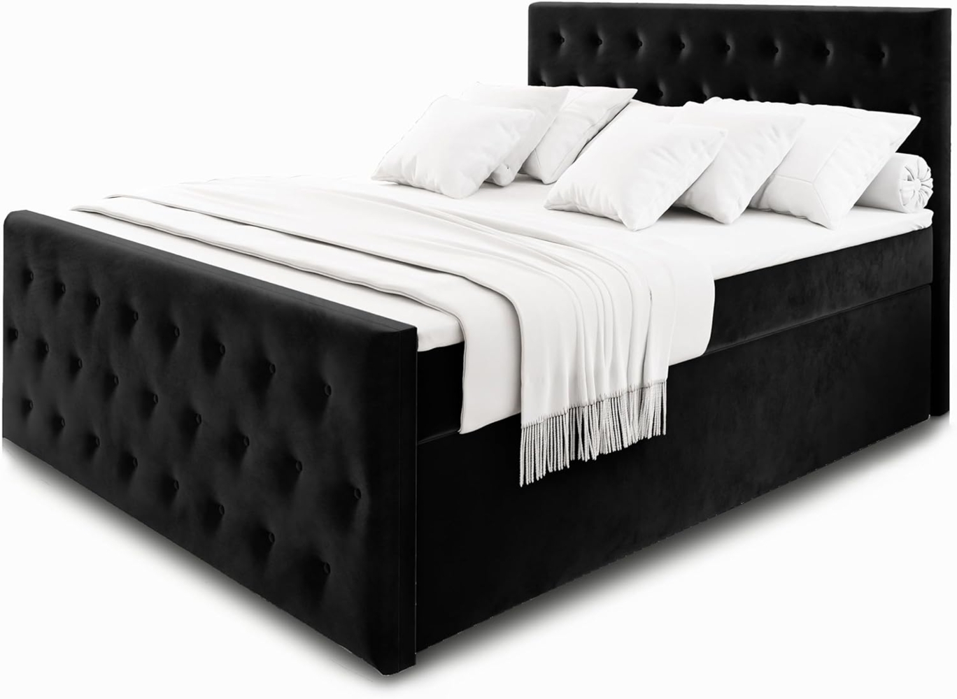 Masseno Boxbett FONDI 180x200 cm mit Bonell Matratze und Topper Bild 1