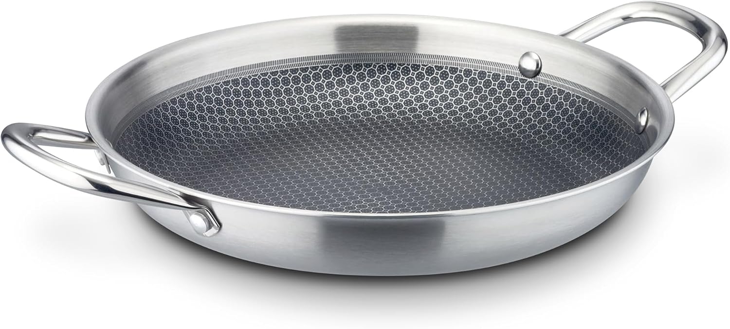 GSW Servierpfanne Inoxxa Black, Edelstahl (1-tlg), Pfanne aus Dreischicht-Material mit Antihaft-Versiegelung Bild 1