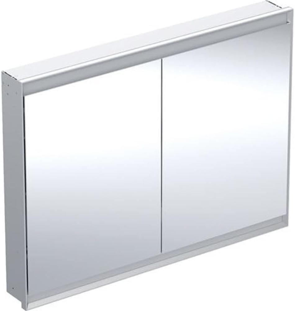 Geberit ONE Spiegelschrank mit ComfortLight, 2 Türen, Unterputzmontage, 120 x 90 x 15 cm, 505.805.00, Farbe: Aluminium eloxiert - 505.805.00.1 Bild 1