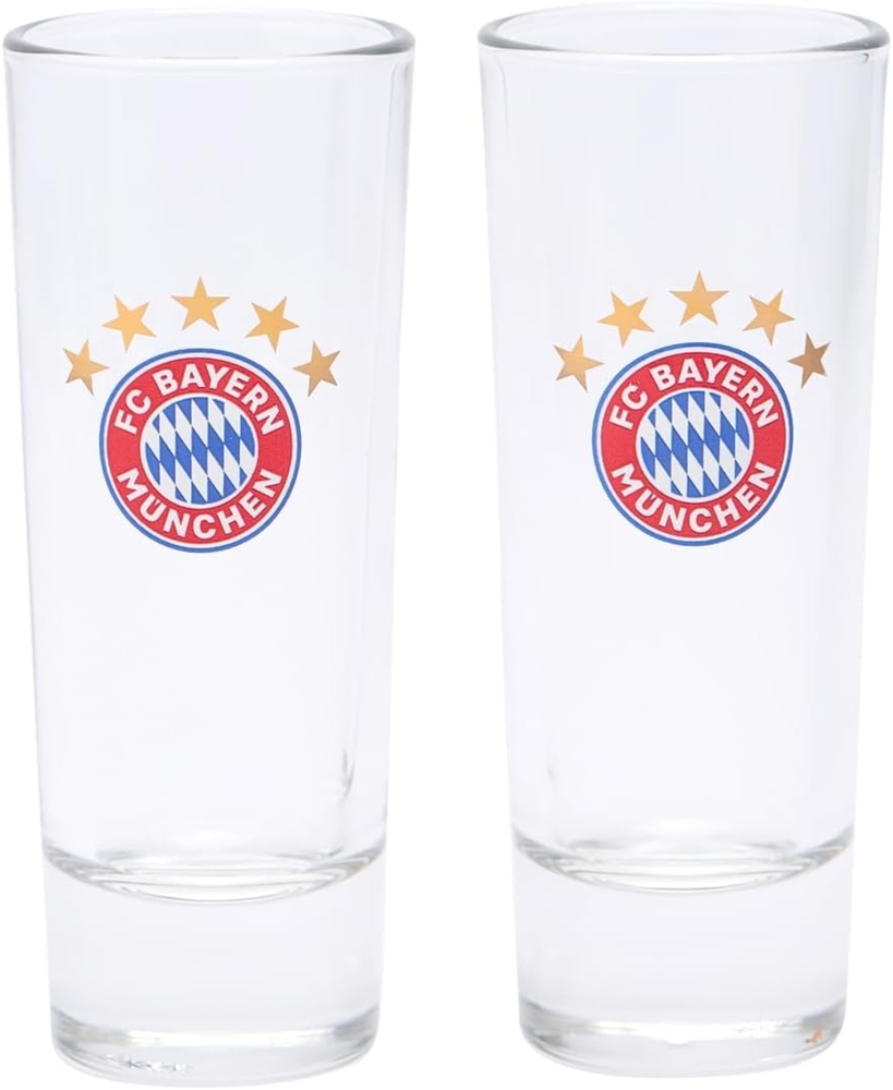 FC Bayern München Schnapsglas Schnappsglas 2er Set, Glas Bild 1