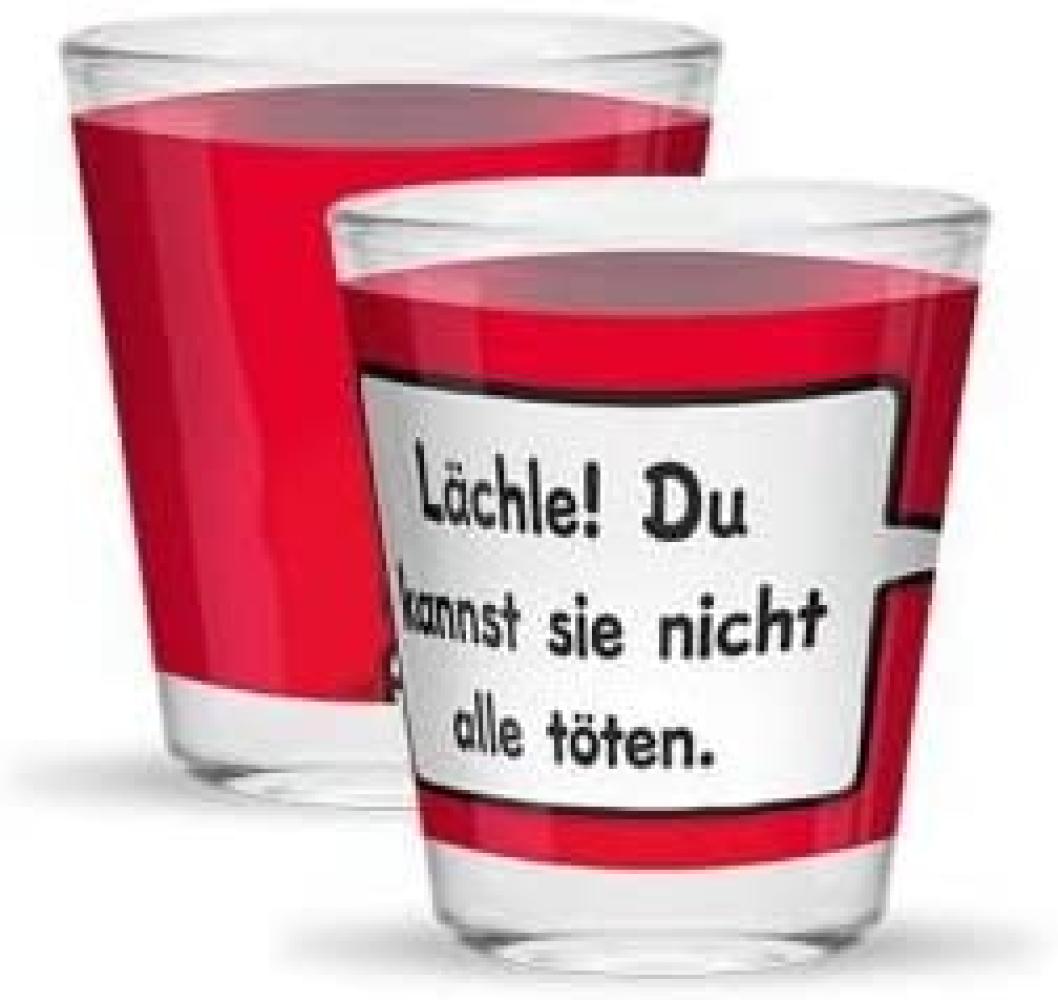 Schnapsglas Lächle 6cl Bild 1